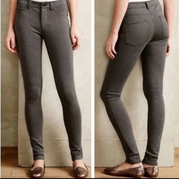 Anthropologie Pilcro and the Letterpress Serif Ponte Pants Size 26 - Picture 1 of 6